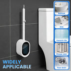 Disposable Toilet Brush Set with Wall Holder