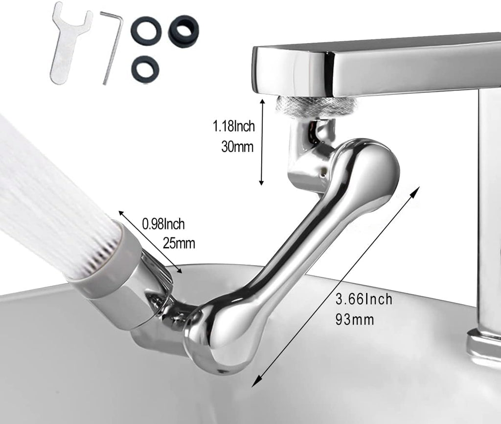 Universal 1080° Rotating Faucet Extender Aerator