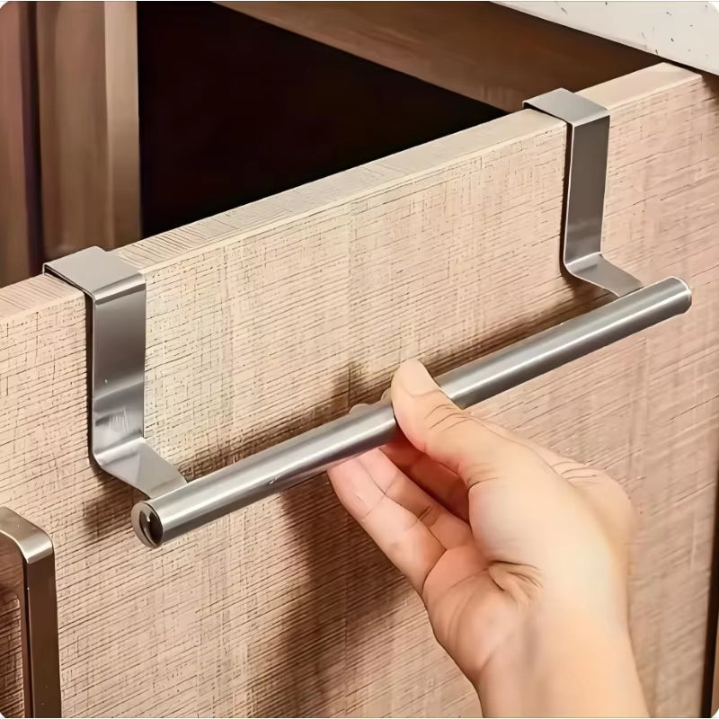 Stainless Steel Cabinet Door Towel Rack