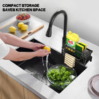 Kitchen Sink Sponge Holder Cleaning Tools Storage