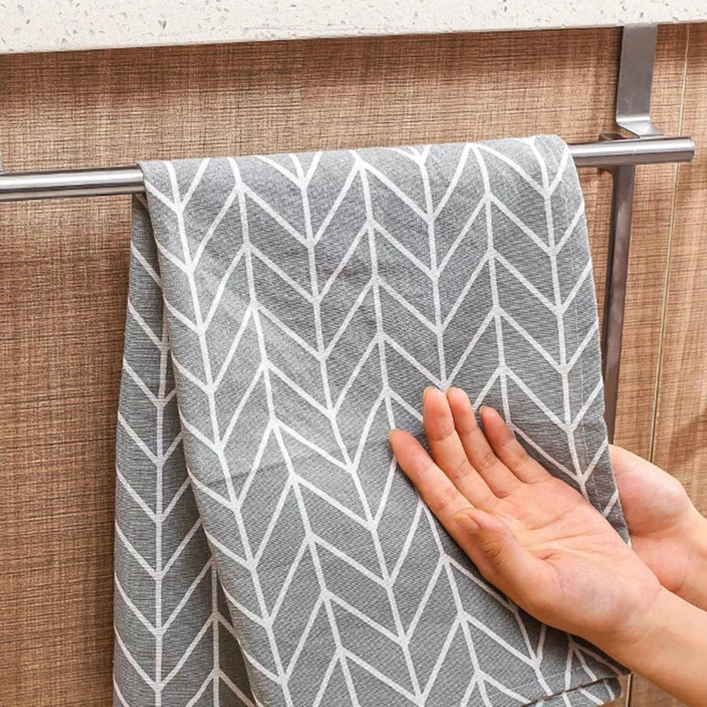 Stainless Steel Cabinet Door Towel Rack
