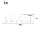 Multi-Purpose 6-Hook Under Shelf Organizer