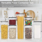 Food Containers Set BPA Free Plastic Airtight Storage Box (7pcs)