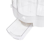 Rotating Rice Dispenser Food Storage Container
