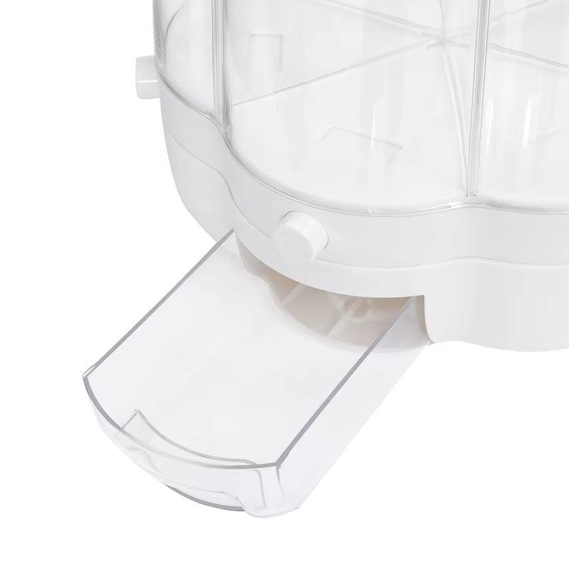 Rotating Rice Dispenser Food Storage Container