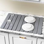 Large Stone Dish Drying Mat for Kitchen Counter