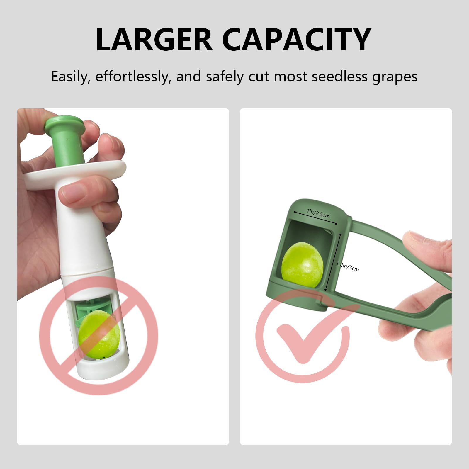 Stainless Steel Grape Cutter for Toddlers