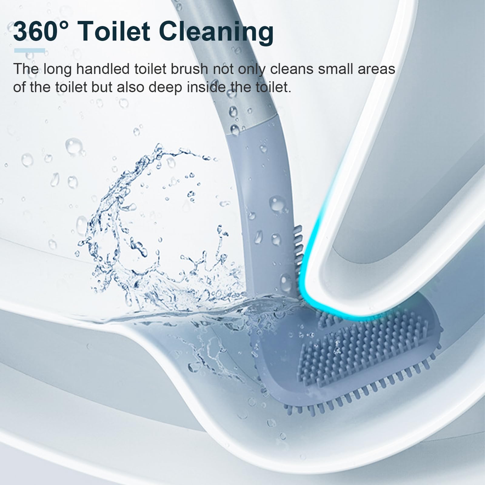 Toilet Cleaning Silicone Brush