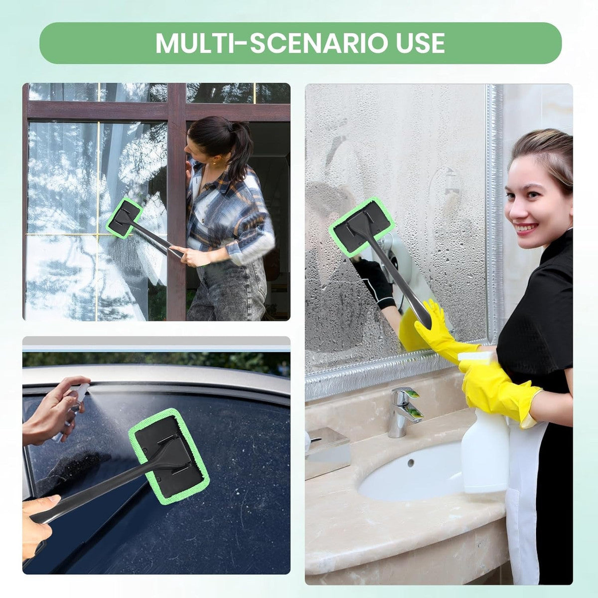 Windshield Cleaner Tool for Streak-Free Windows