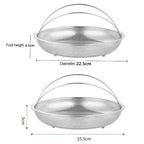 Stainless Steel Steamer Basket with Handle