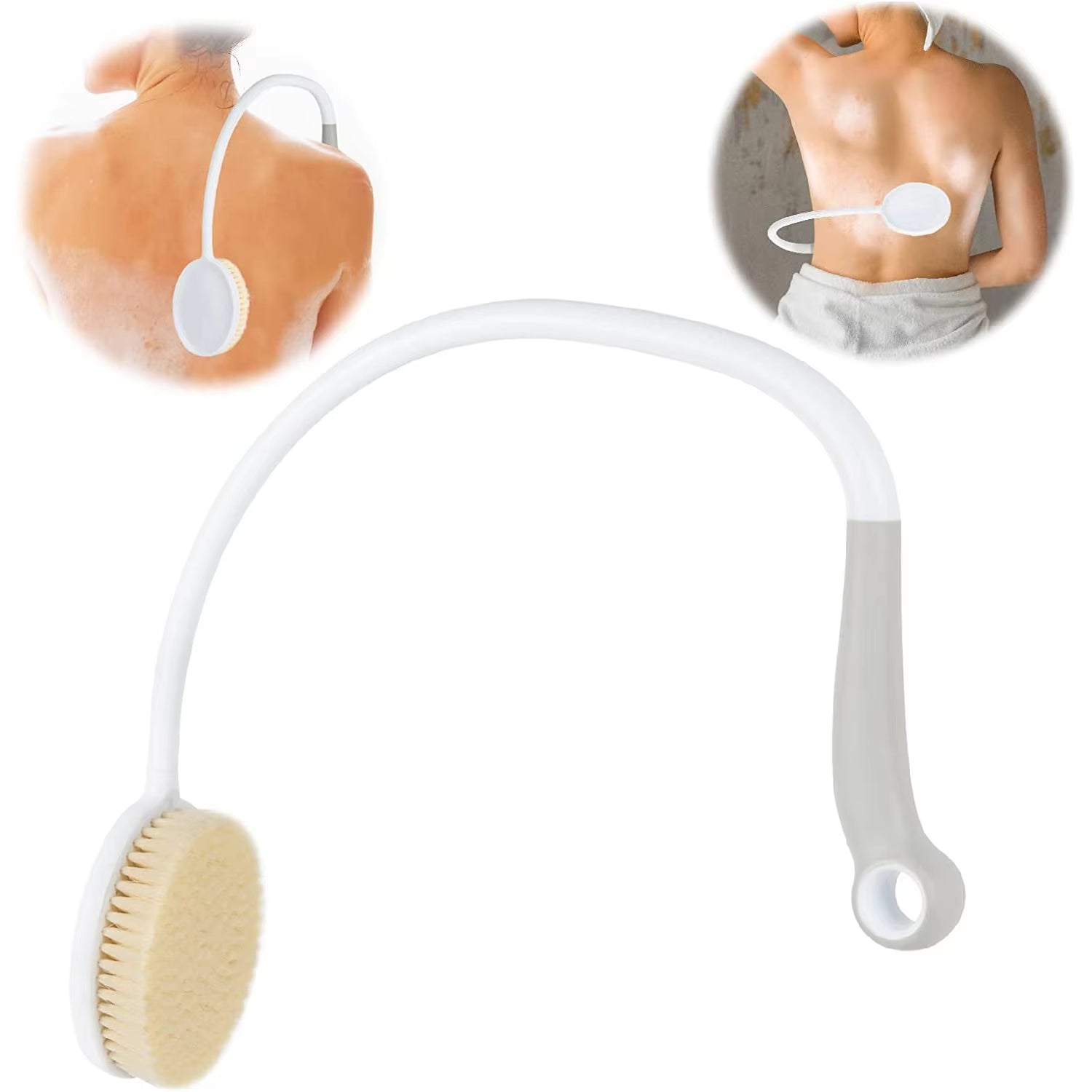 Long Handle Back & Body Shower Brush