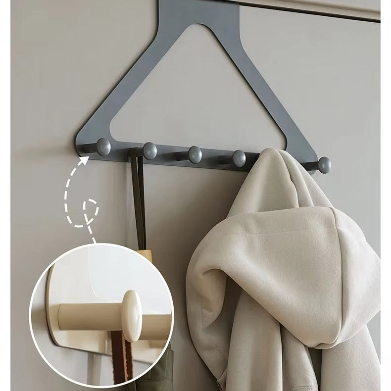 No-Drill Over the Door Storage Hooks
