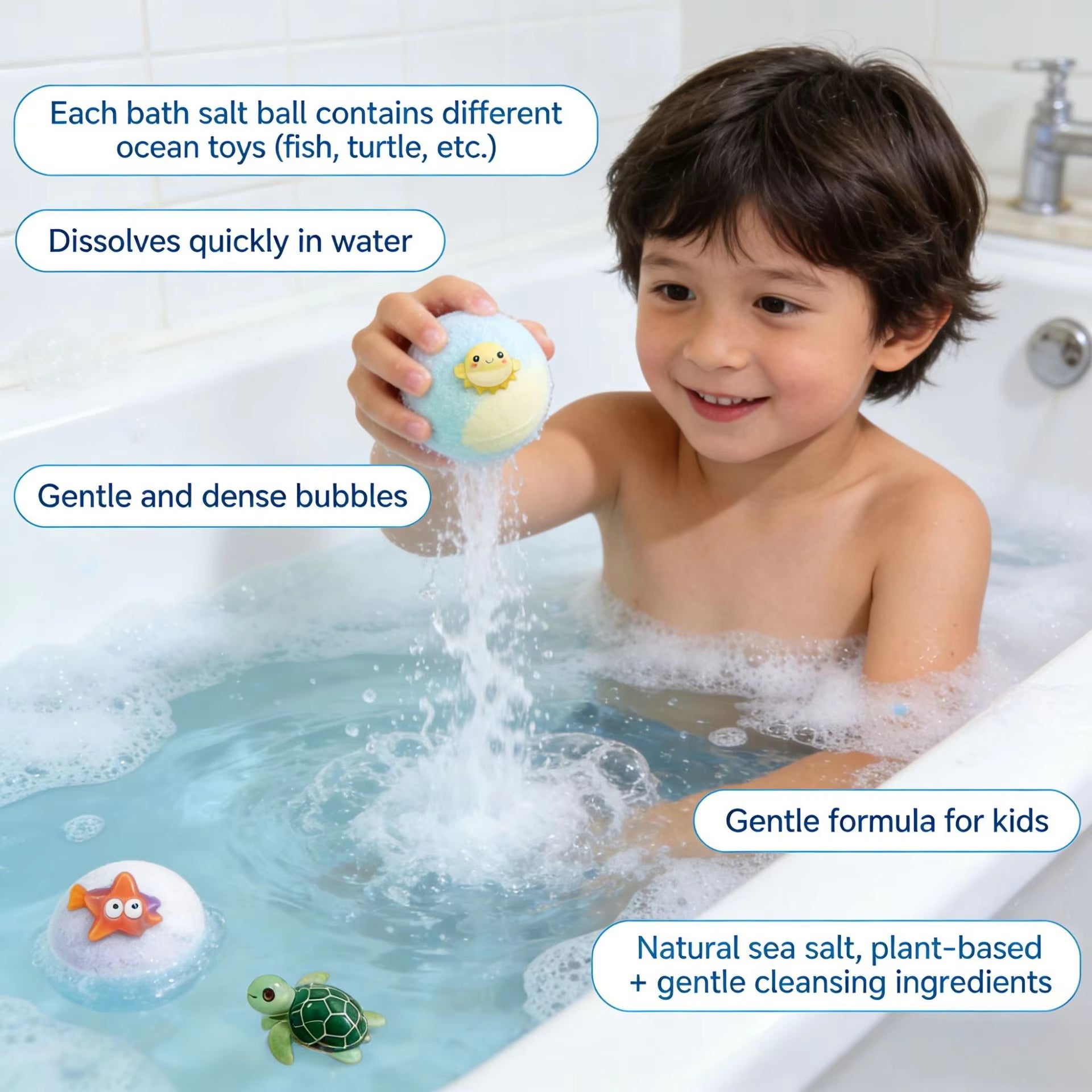 Ocean Toy Bath Bomb Set