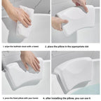 Ergonomic Bathtub Neck Pillow