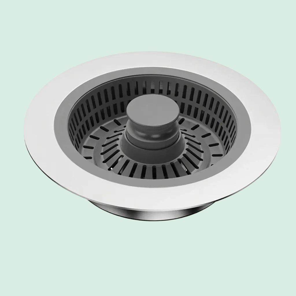 3-in-1 Kitchen Sink Drain Strainer & Stopper