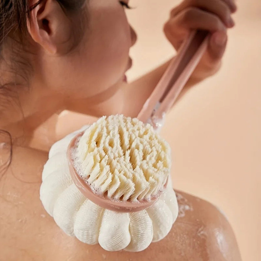 Long Handle Soft Body Shower Brush