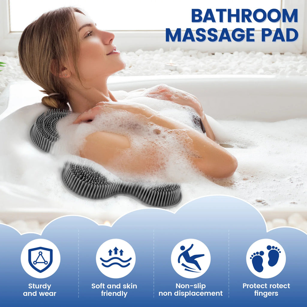 Silicone Shower Foot Scrubber Mat
