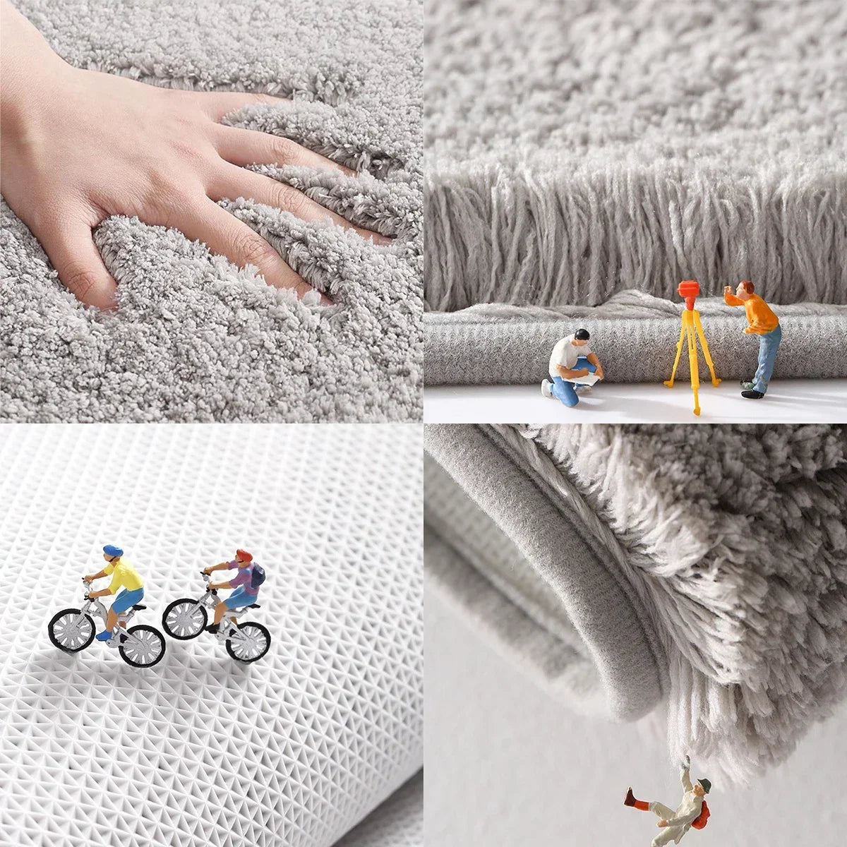 Soft Plush Non-Slip Absorbent Bath Mat