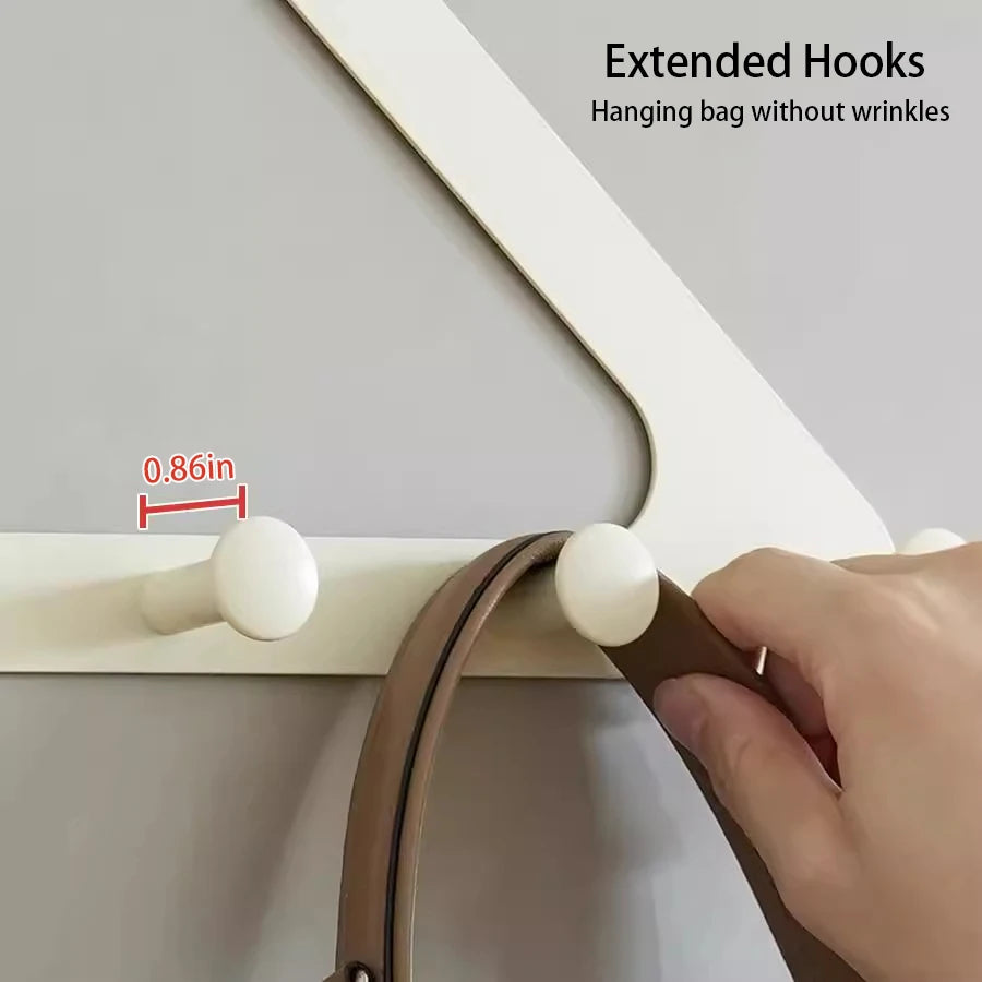 No-Drill Over the Door Storage Hooks