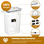 Food Containers Set BPA Free Plastic Airtight Storage Box (7pcs)