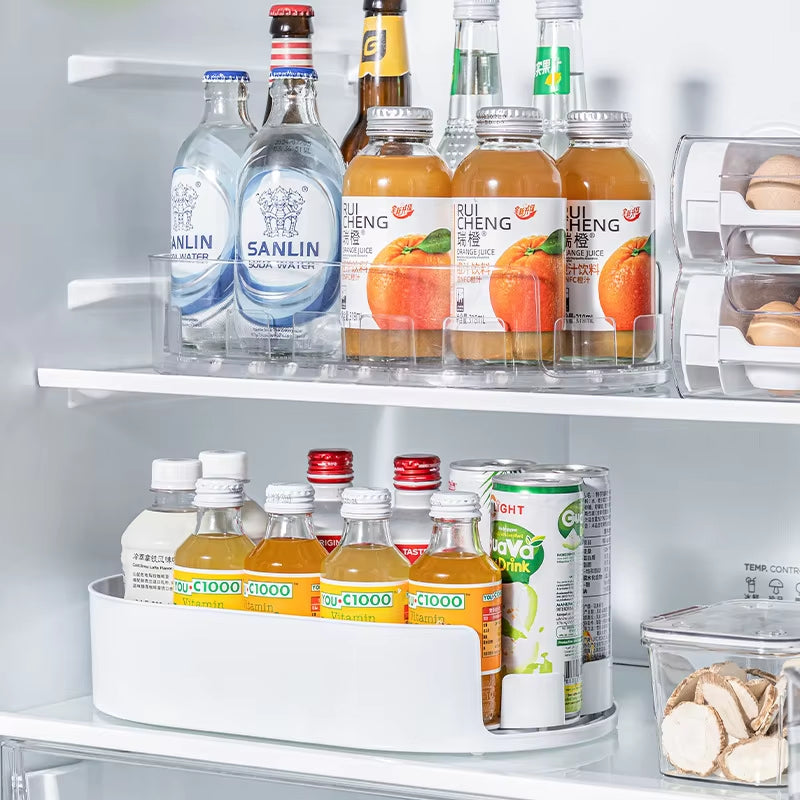 Multifunctional 360° Rotating Refrigerator Organizer