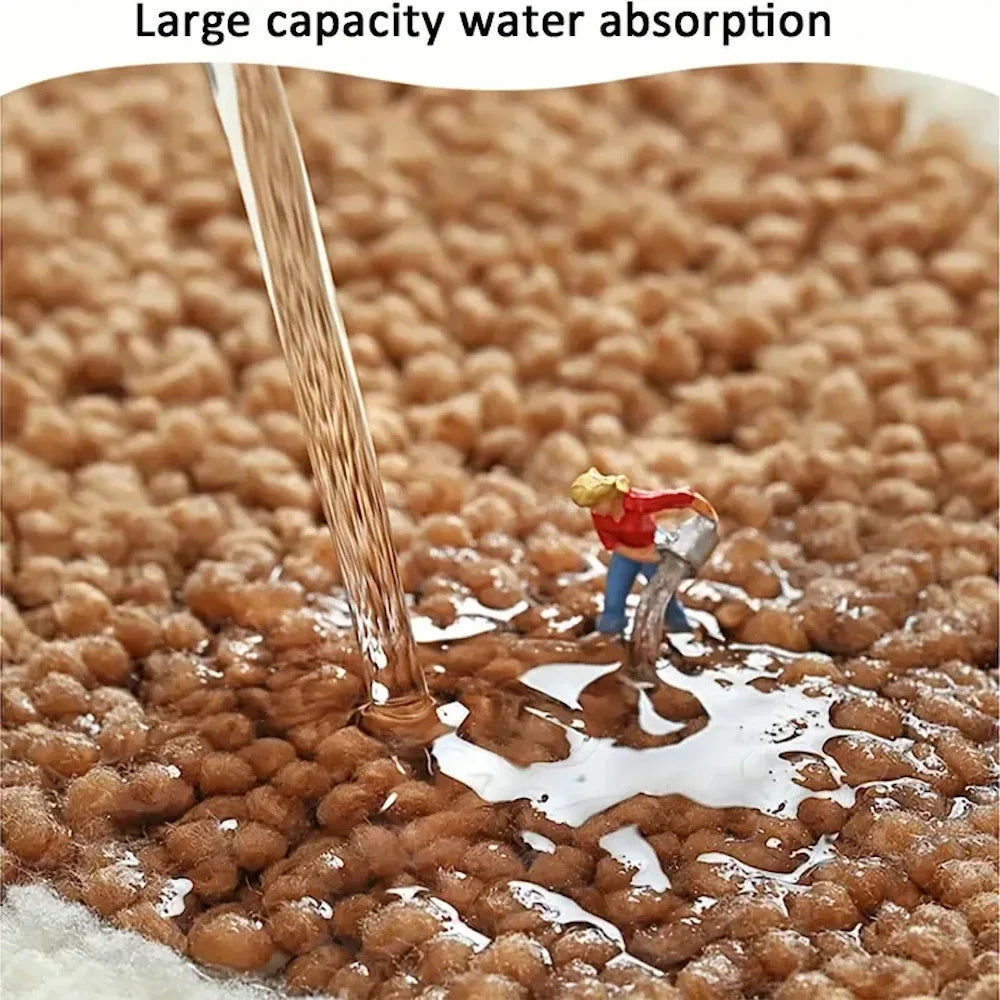 Soft Microfiber Non-Slip Absorbent Bath Mat