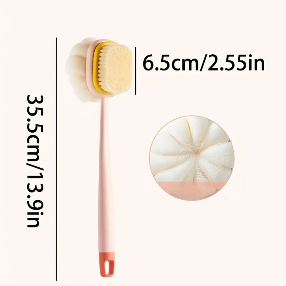 Long Handle Soft Body Shower Brush