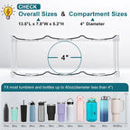 Stackable Water Bottle & Tumbler Storage Rack