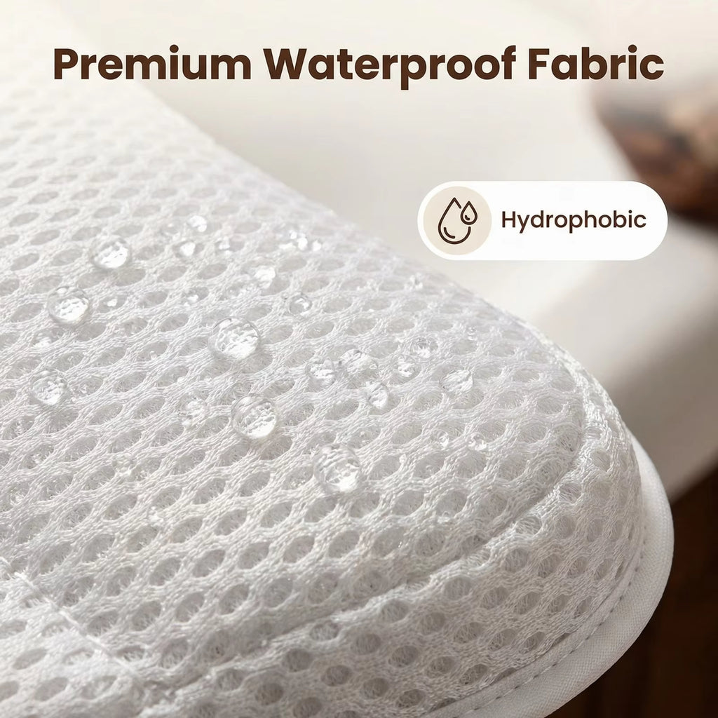 Non-Slip Bath Pillow with Neck & Back Support