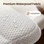 Non-Slip Bath Pillow with Neck & Back Support