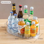 Multifunctional 360° Rotating Refrigerator Organizer