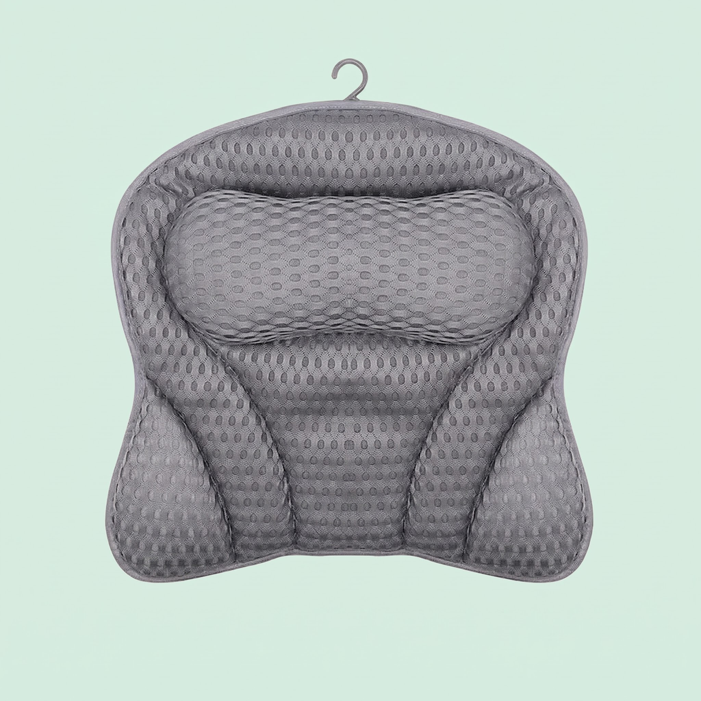 Non-Slip Bath Pillow with Neck & Back Support