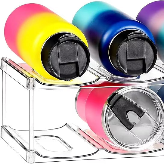 Stackable Water Bottle & Tumbler Storage Rack