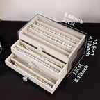 Necklace Storage Box, 3-Tier Jewelry Organizer