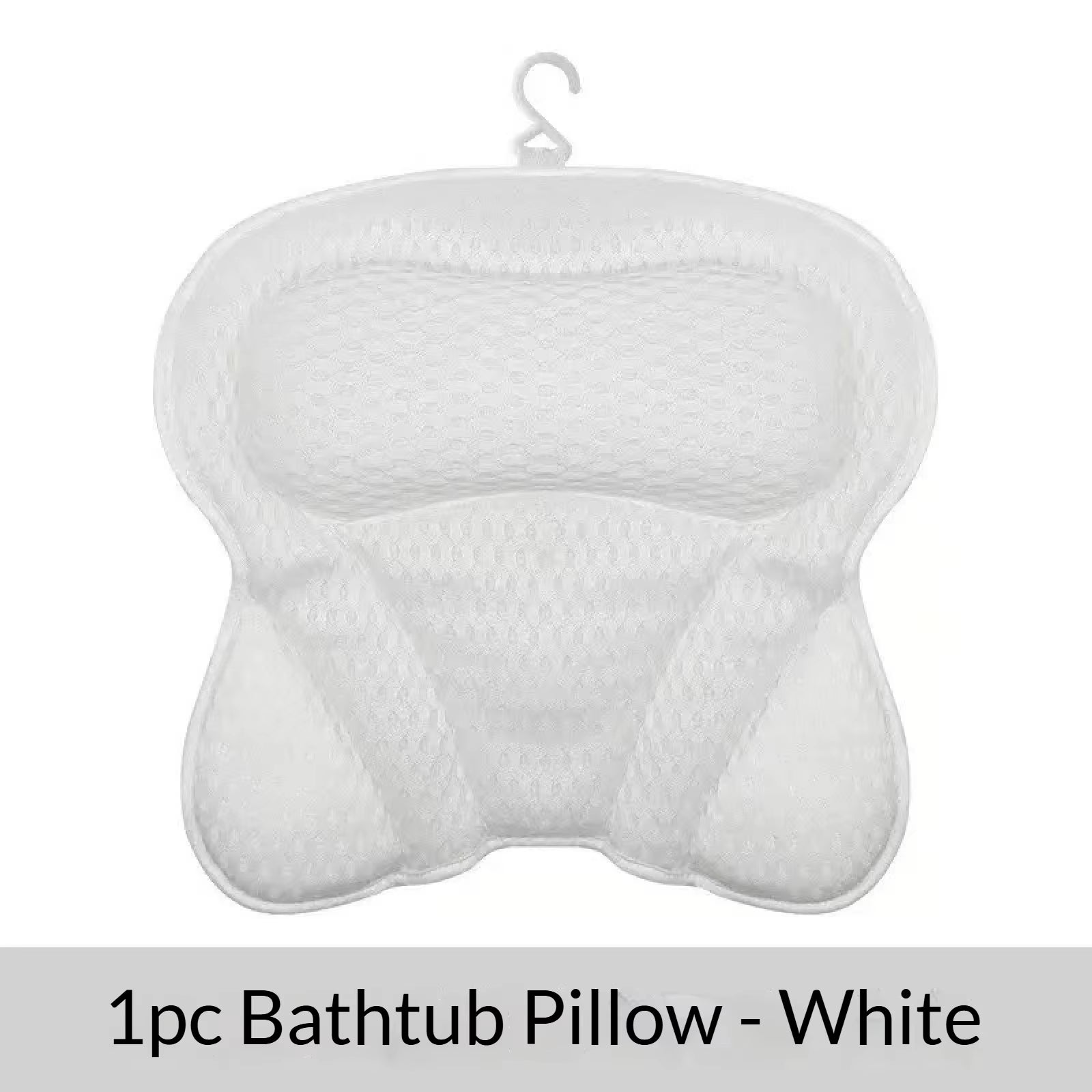 Non-Slip Bath Pillow with Neck & Back Support