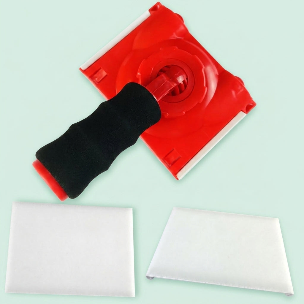 Professional Latex Paint Edger Brush with Two Replace Pads