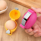 No Mess Easy Egg Opener, Egg Shell Opener, New Egg Cracker Tool for Raw Eggs