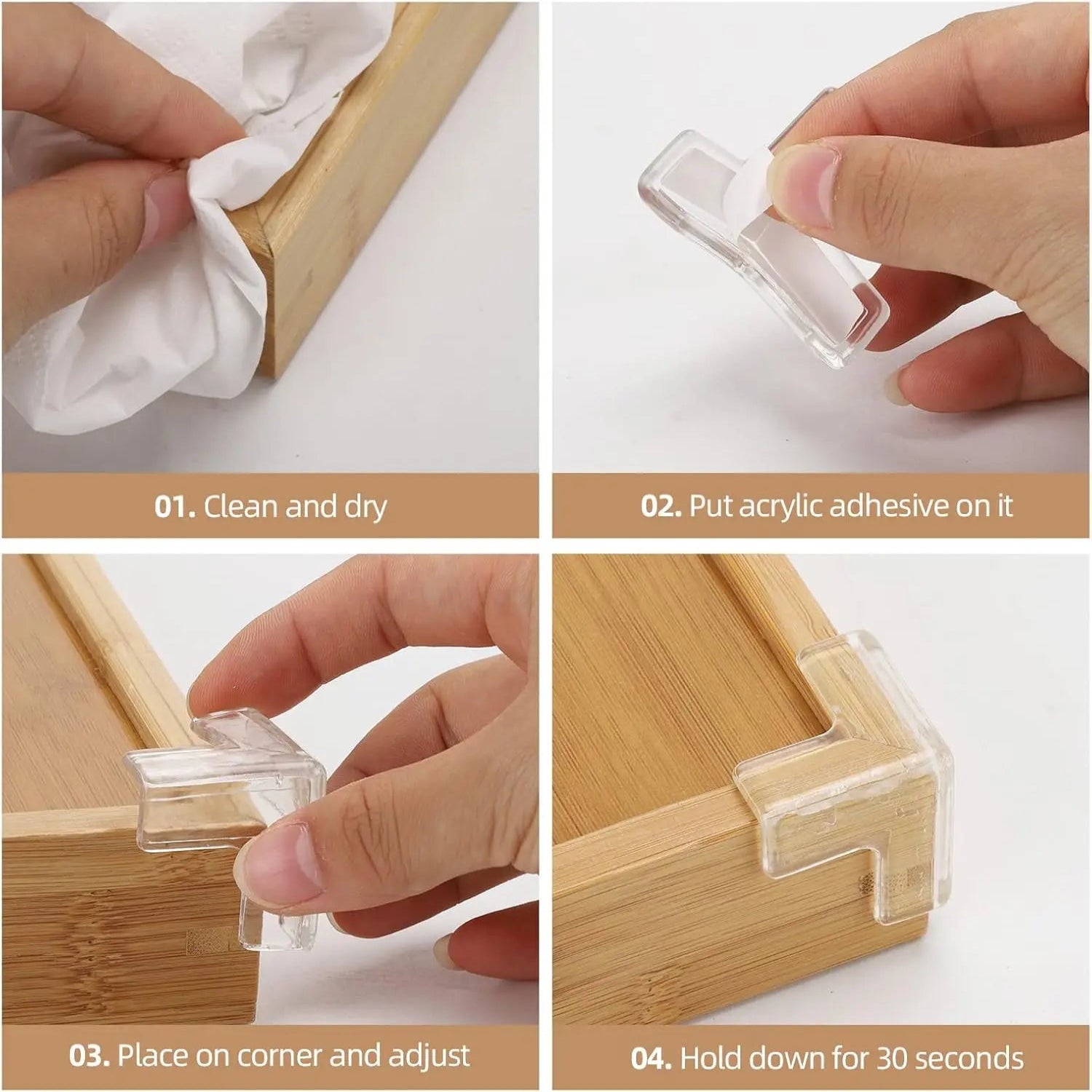 Baby Safety Silicone Corner & Edge Protector