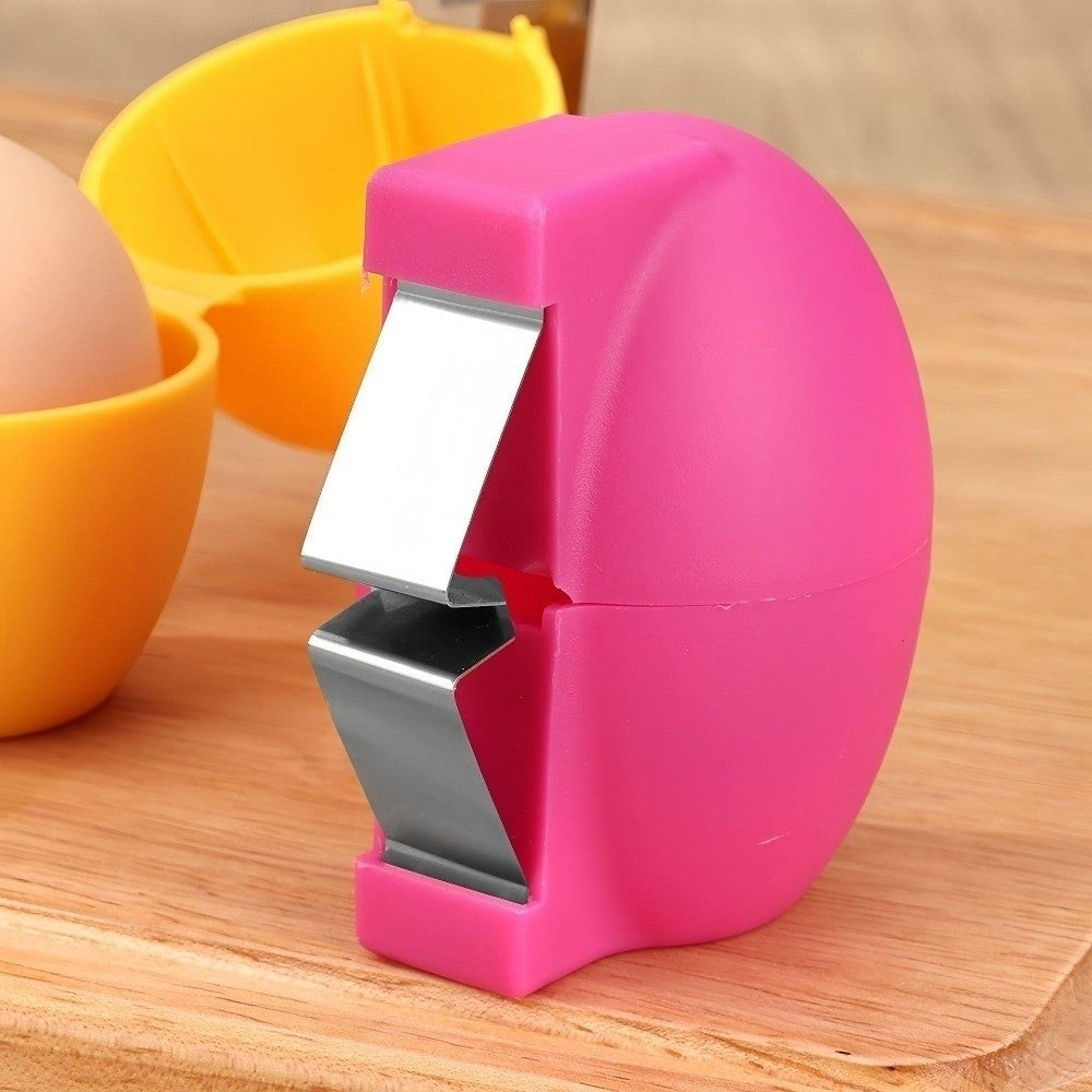 No Mess Easy Egg Opener, Egg Shell Opener, New Egg Cracker Tool for Raw Eggs