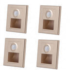 LED Motion Sensor Night Light Recessed Wall Lamp