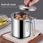 Stainless Steel Cooking Oil Storage Pot 1.3L
