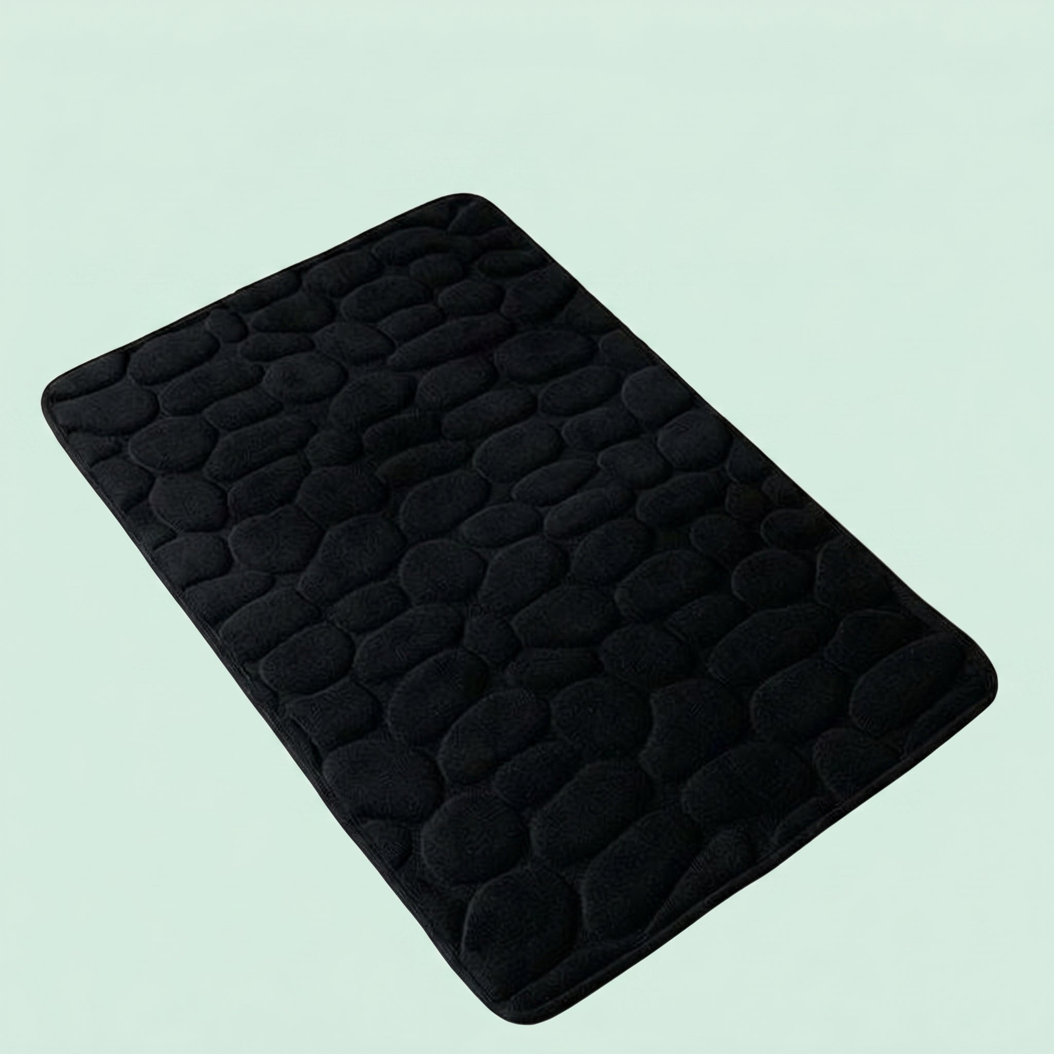 Cobblestone Embossed Bathroom Bath Mat