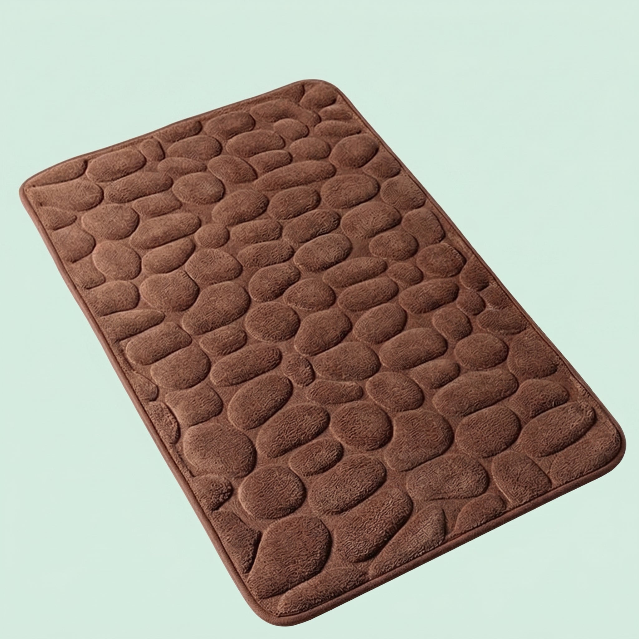 Cobblestone Embossed Bathroom Bath Mat