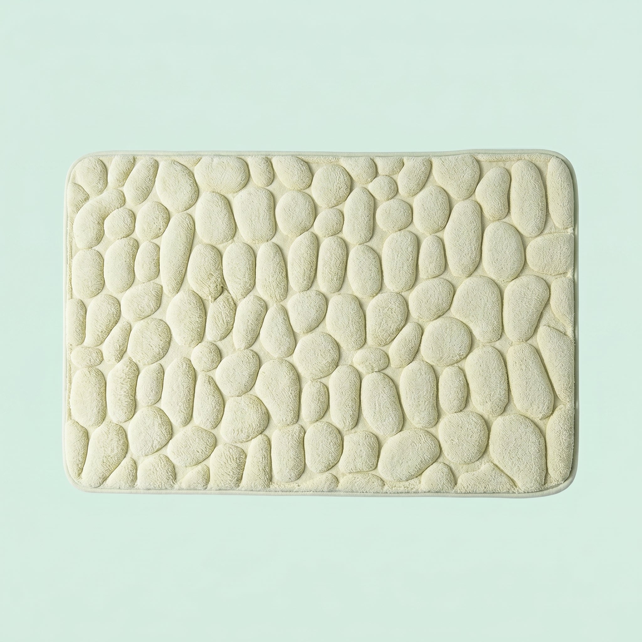 Cobblestone Embossed Bathroom Bath Mat