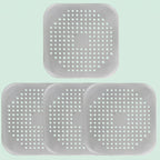 Shower Drain Hair Catcher, Silicone Hair Stopper with Suction Cup (4PCS)