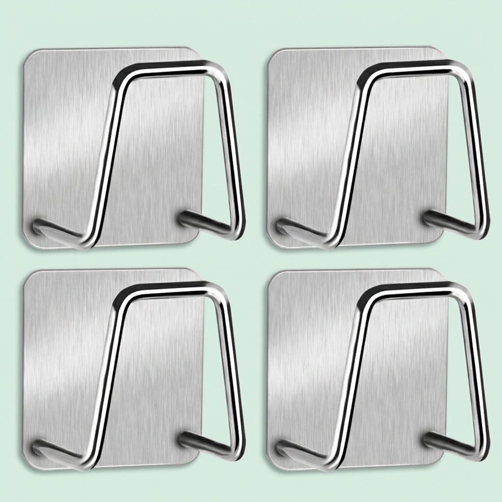 Stainless Steel Sponge Holder for Kitchen Sink (4PCS)