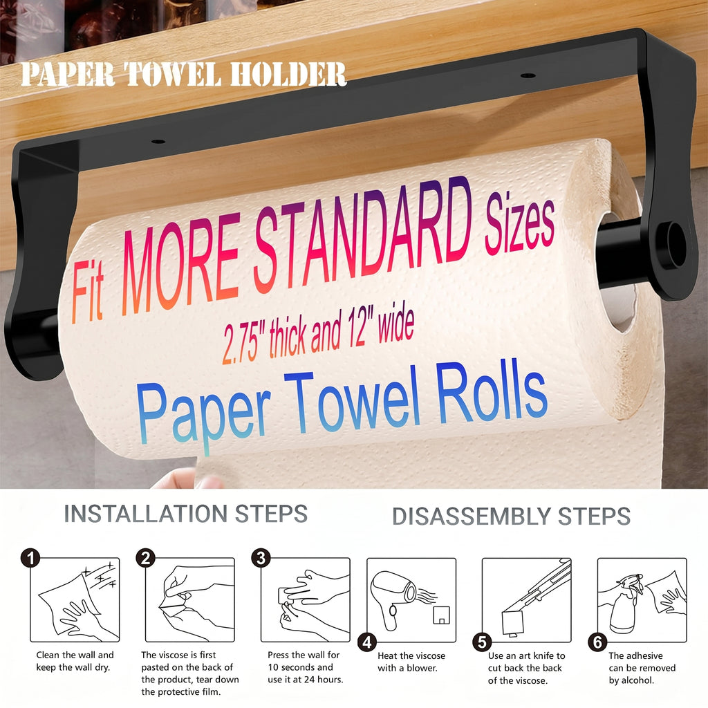 Under Cabinet Paper Towel Holder Stainless Steel