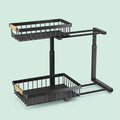 Adjustable 2 Tier Under Sink Storage Organizer