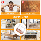 Transparent Chair Leg Floor Protector