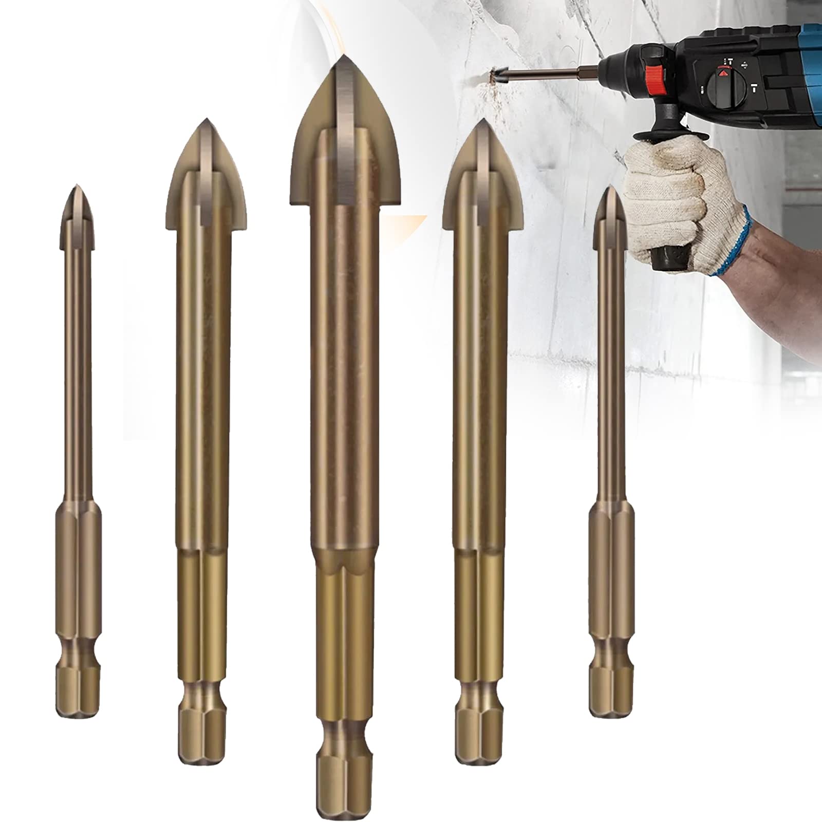 Efficient Universal Drilling Tool 5pcs